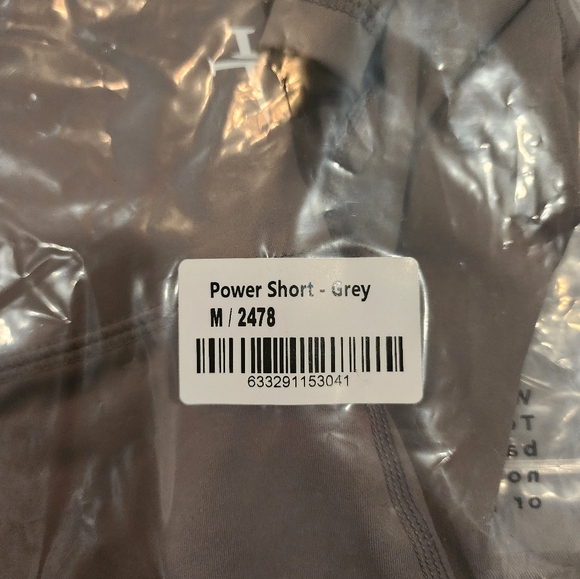 New with Tags 3 Nails Three Nails Workout Power Shorts Grey M - Picture 7 of 7